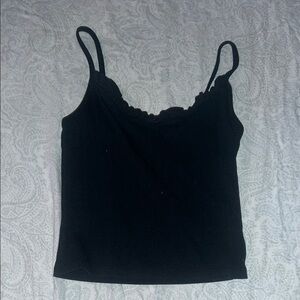 Forever 21 Black Fitted Camisole Top